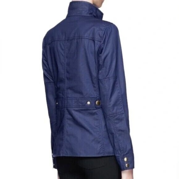 J.Crew Relaxed Boyfriend Field Navy Blue Jacket Size Small - Picture 2 of 8